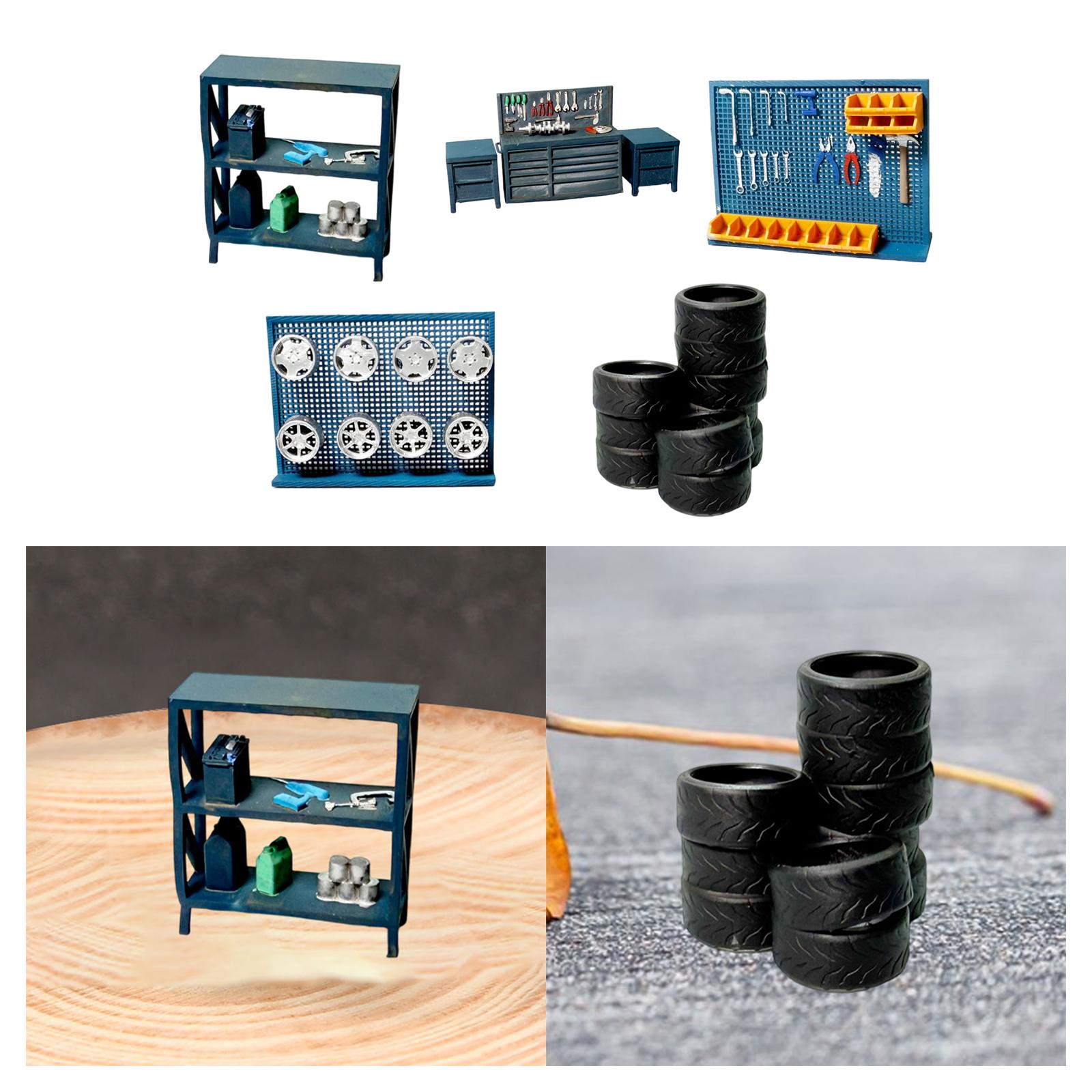 1/64 Diorama Garage Accessory  - Auto Repair Shop Layout のレビューと価格