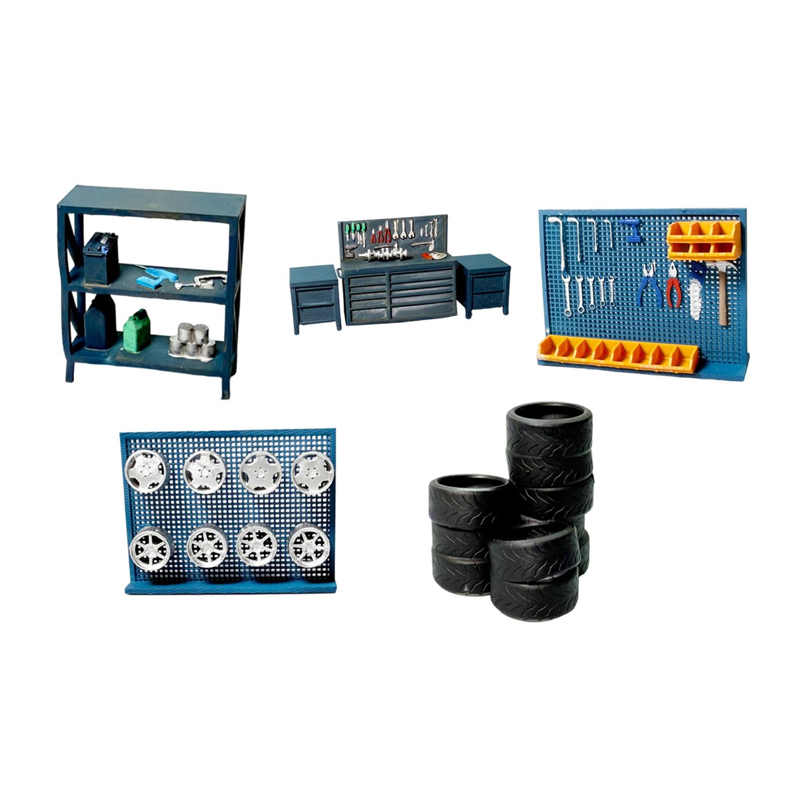 1/64 Diorama Garage Accessory  - Auto Repair Shop Layout のレビューと価格