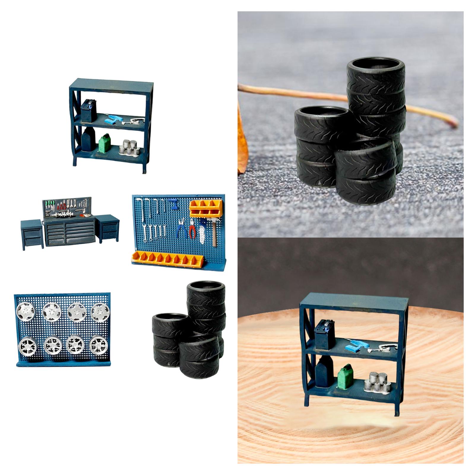 1/64 Diorama Garage Accessory  - Auto Repair Shop Layout のレビューと価格