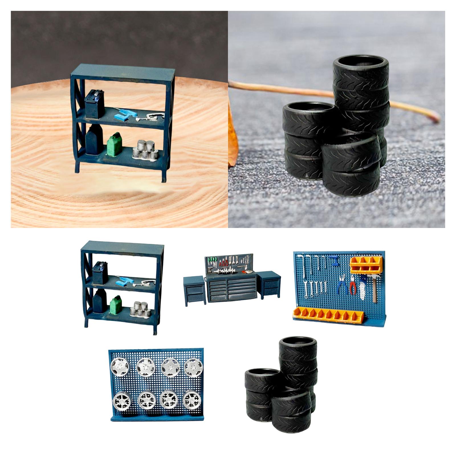 1/64 Diorama Garage Accessory  - Auto Repair Shop Layout のレビューと価格