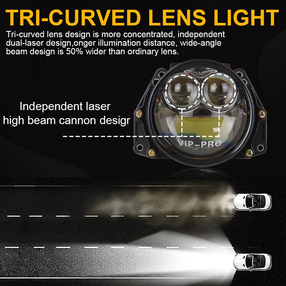 3Inch Bi LED laser projector h - Headlight Aiming Tool のレビューと価格