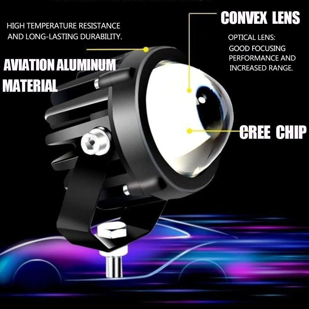 Motorcycle Led Lamp Headlight  - Headlight Aiming Tool のレビューと価格