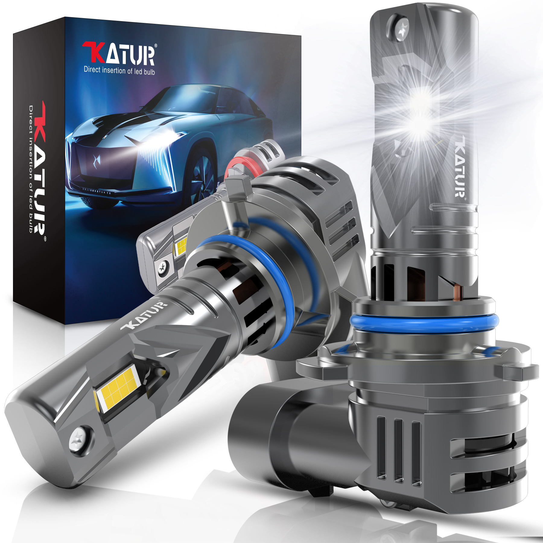 2x 9012 HIR2 LED Headlight Bul - Headlight Aiming Tool のレビューと価格