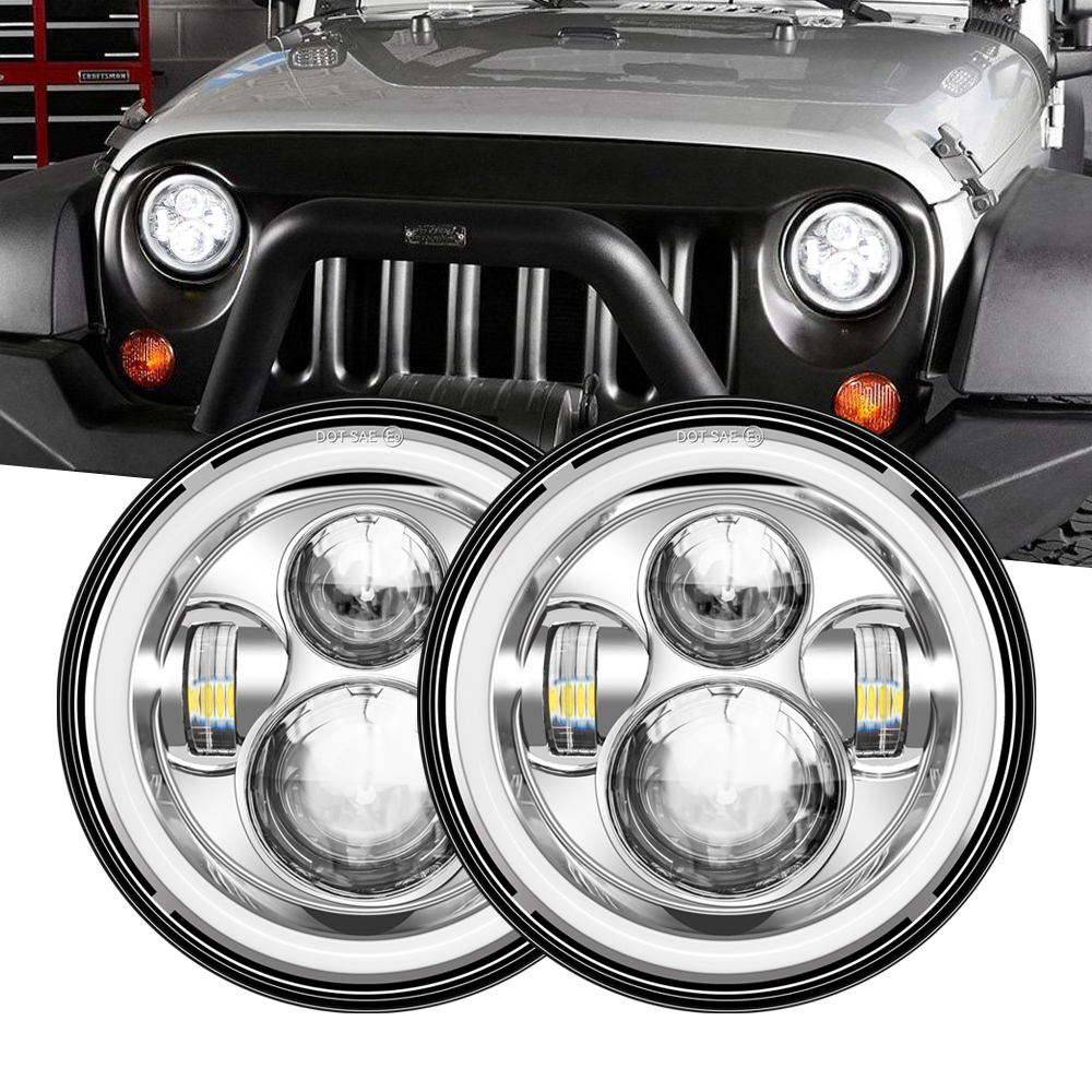 7inch LED Headlight Halo Angle - Headlight Aiming Tool のレビューと価格
