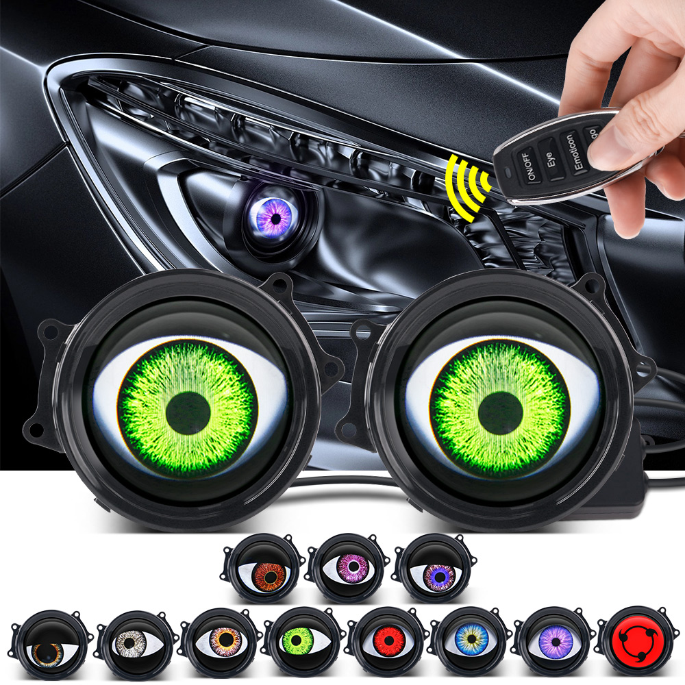 Car Dynamic Devil's Eye LED Li - Headlight Aiming Tool のレビューと価格