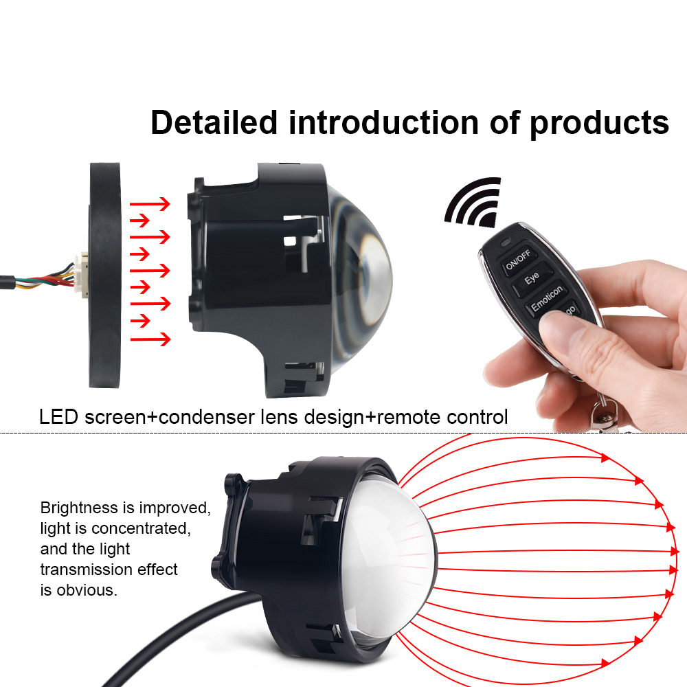 Car Dynamic Devil's Eye LED Li - Headlight Aiming Tool のレビューと価格